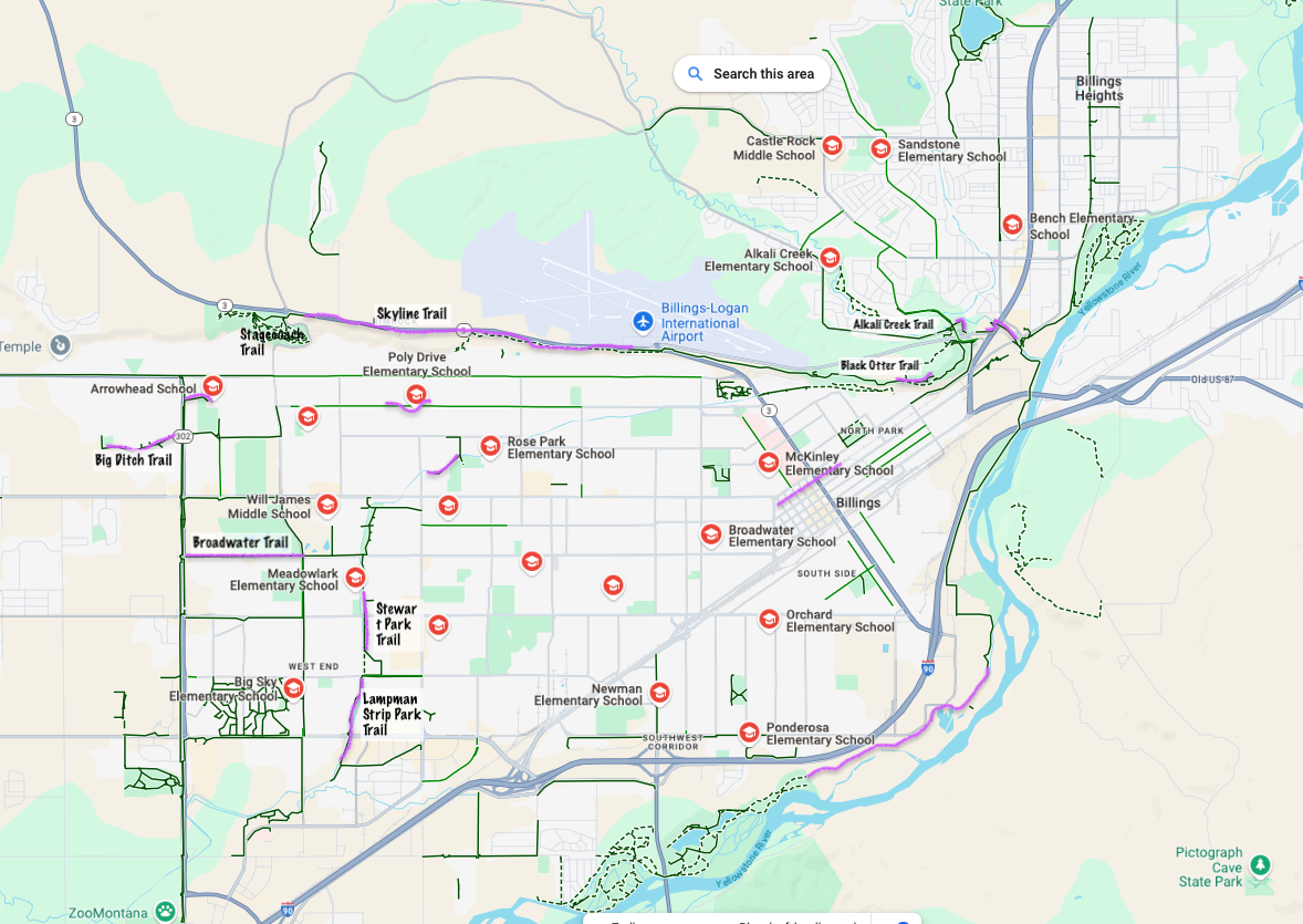 Trail Names Map